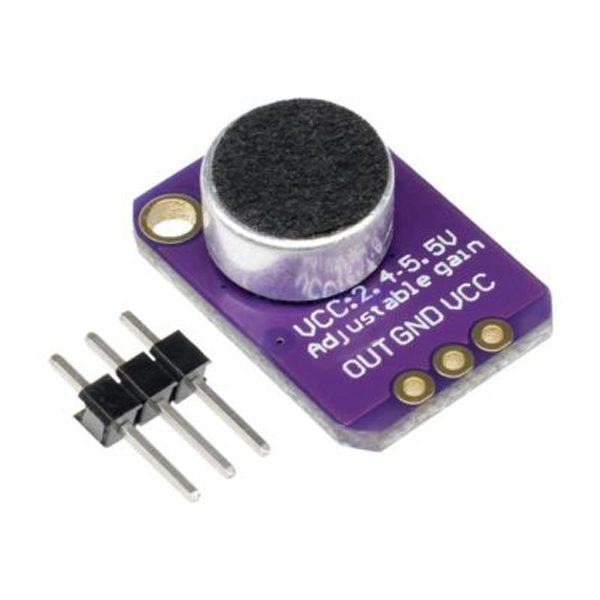 Módulo Micrófono con Amplificador MAX4466 Electret Ajustable
