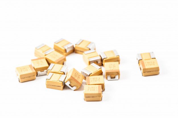 Condensador de Tantalio Tipo D 25V 100µF SMD x10 Condensador de Tantalio