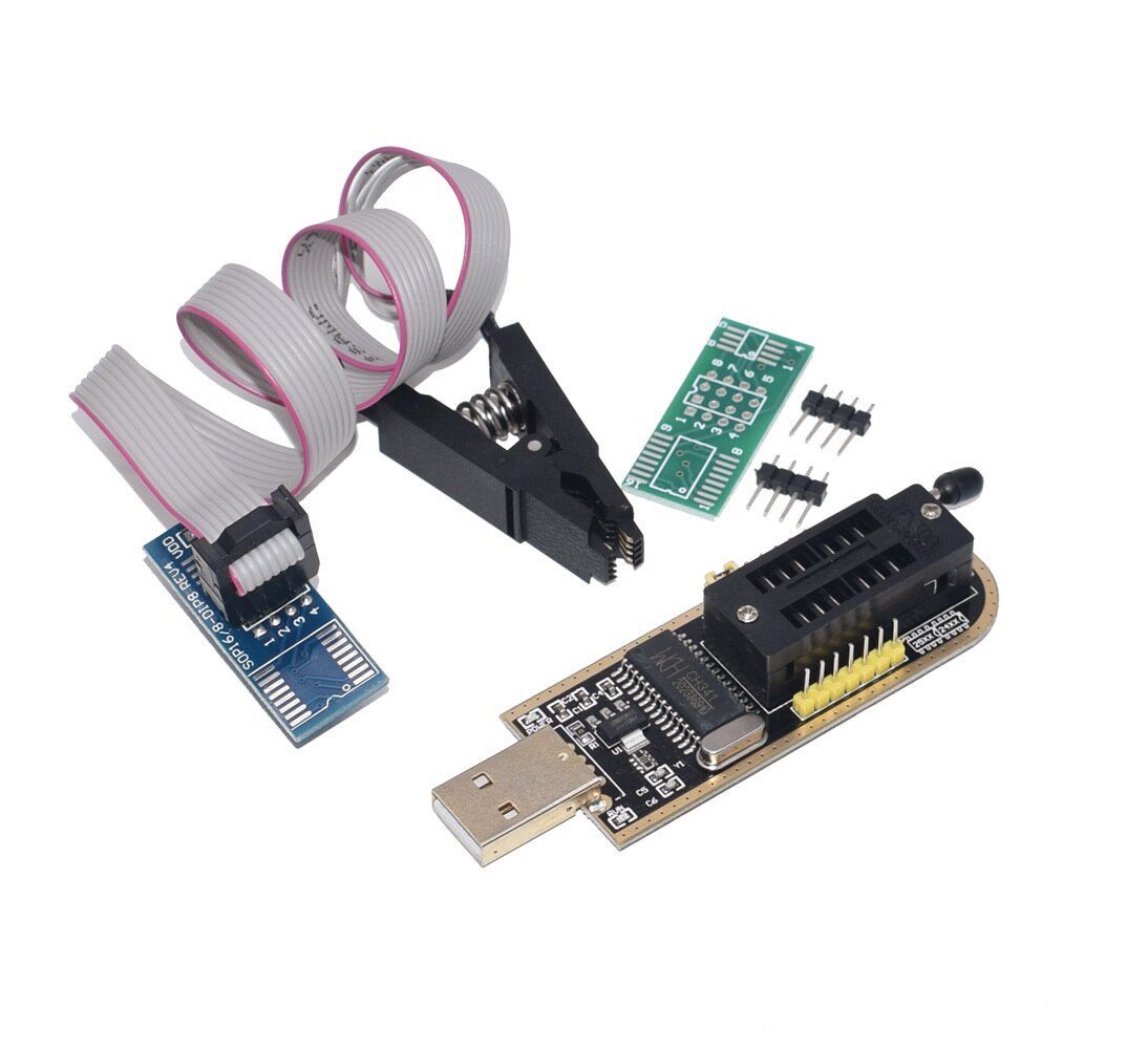 Programador USB Flash BIOS CH341 + SOP8 Programador USB Flash BIOS CH341 + SOP8