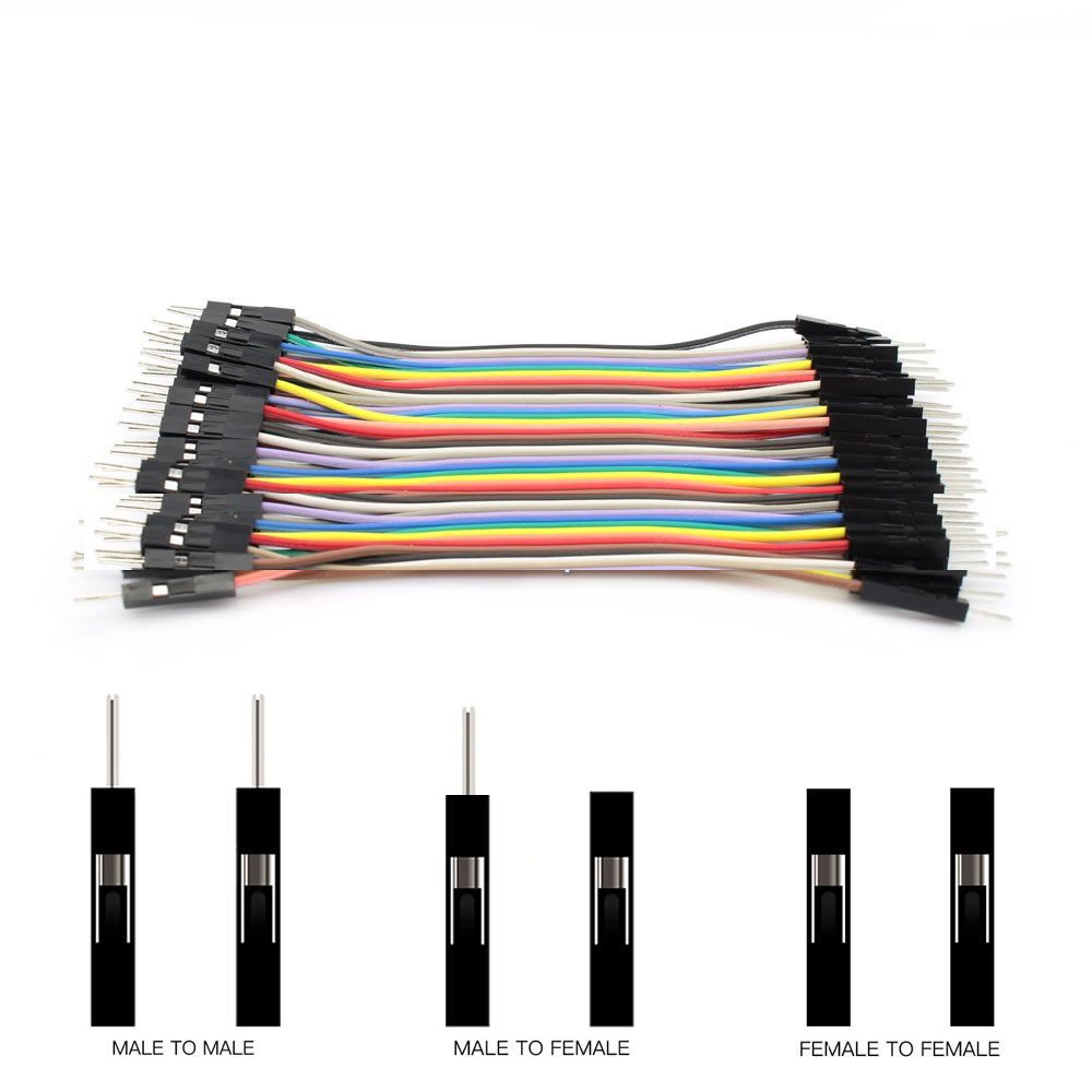 Cables Jumper Dupont 20cm x 40 unidades Cables Jumper Dupont 20cm x 40 unidades - Imagen 2