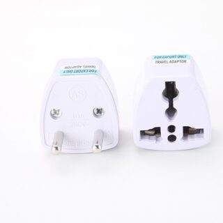 Adaptador de Enchufe Europeo Compacto para Viaje