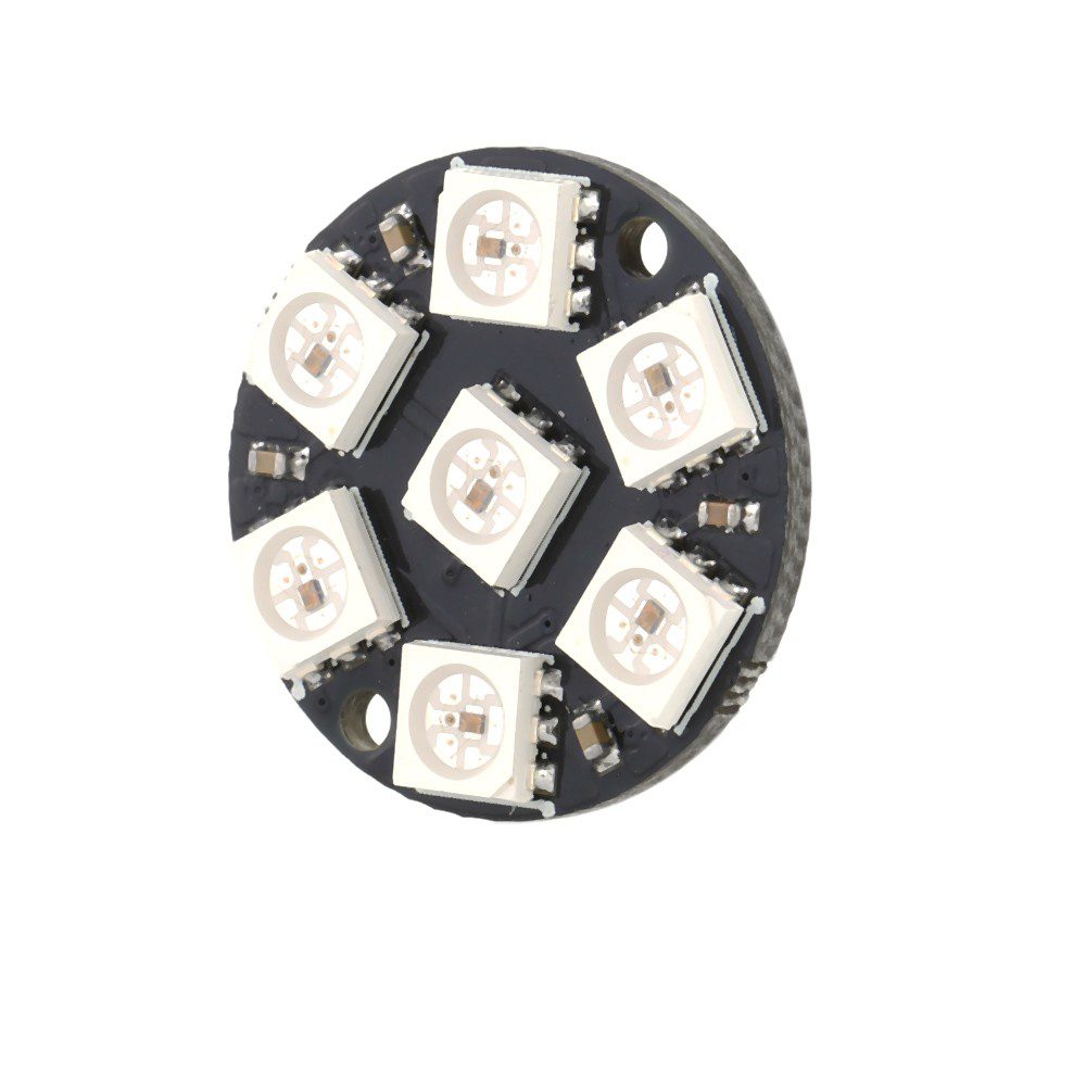 Anillo LEDs RGB WS2812 5050 7 Bits Anillo LEDs RGB WS2812 5050 7 Bits - Imagen 4