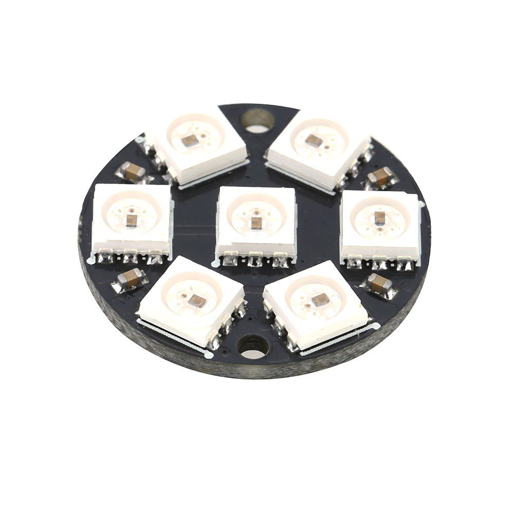 Anillo LEDs RGB WS2812 5050 7 Bits Anillo LEDs RGB WS2812 5050 7 Bits - Imagen 5