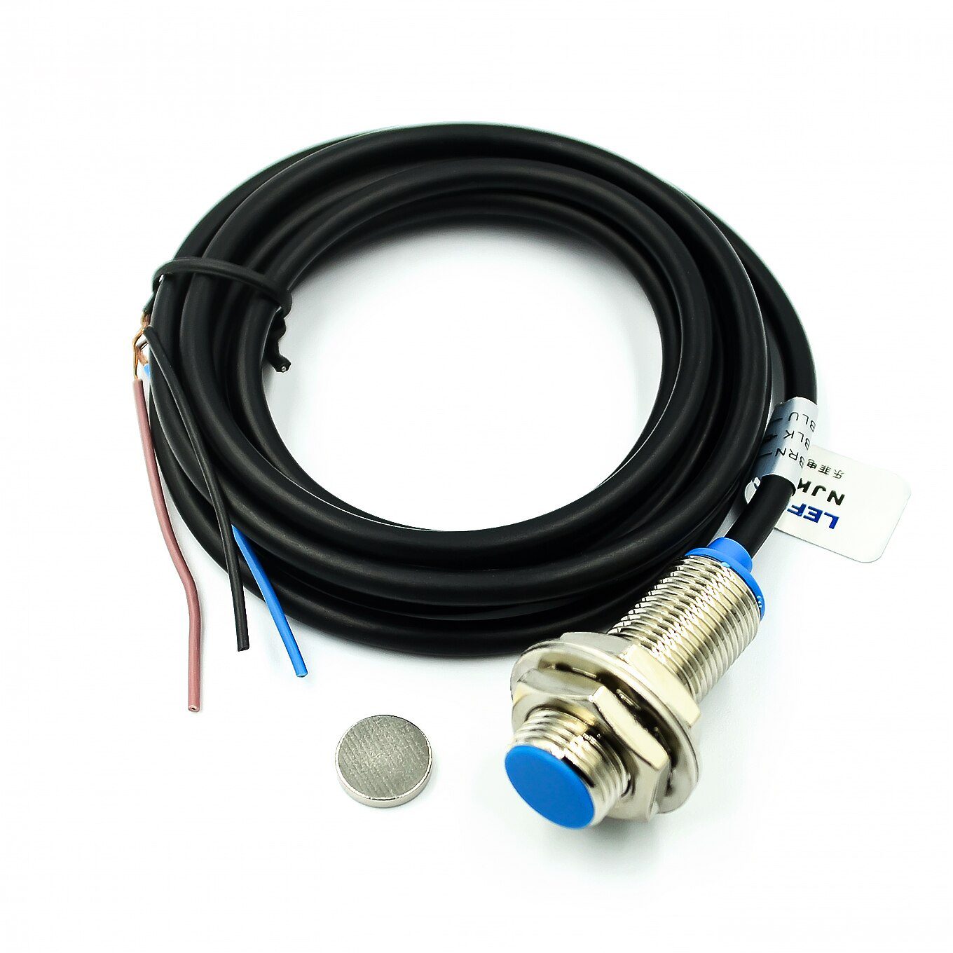 Sensor Inductivo Proximidad Efecto Hall NPN NJK-5002C Sensor Inductivo Proximidad Efecto Hall NPN NJK-5002C