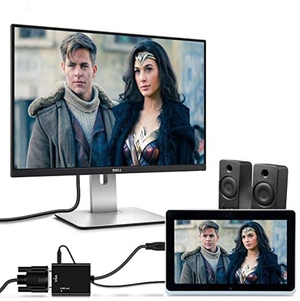 Cable USB-C Carga Rápida con Conector Micro HDMI y VGA Cable USB-C Carga Rápida con Conector Micro HDMI y VGA - Imagen 5