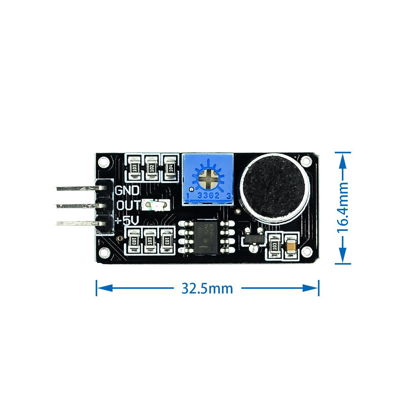 Módulo Sensor de Sonido Ajustable LM393 Módulo Sensor de Sonido Ajustable LM393 - Imagen 4
