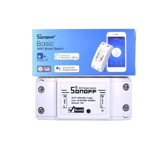 Interruptor Inteligente WiFi Sonoff 10A 2200W Interruptor Inteligente WiFi Sonoff 10A 2200W