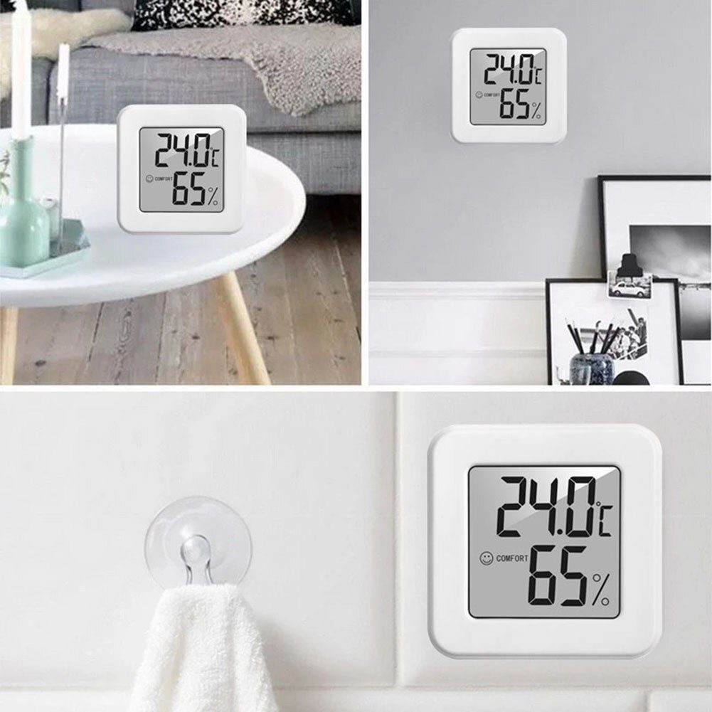 Mini Termómetro Digital LCD Interior Alta Precisión Mini Termómetro Digital LCD Interior Alta Precisión - Imagen 2