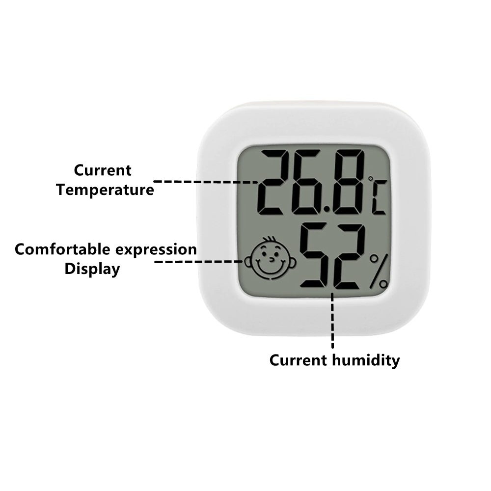 Mini Termómetro Digital LCD Interior Alta Precisión Mini Termómetro Digital LCD Interior Alta Precisión - Imagen 3