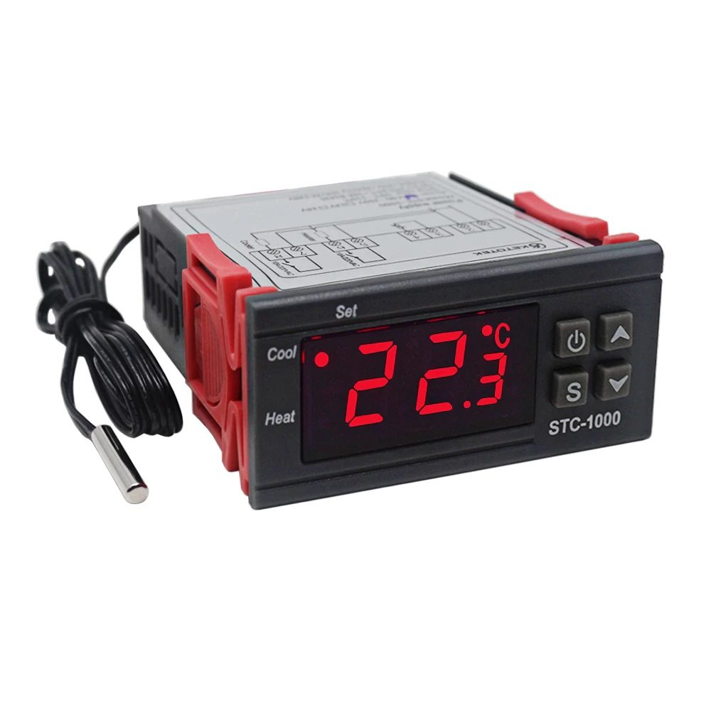 Termostato Digital STC-1000 12V/24V Control Automático de Temperatura Termostato Digital STC-1000 12V/24V Control Automático de Temperatura - Imagen 2