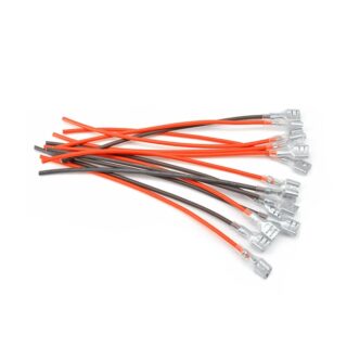 Terminales Empalme Crimpado G9 2,8–6,3 mm Negro y Rojo