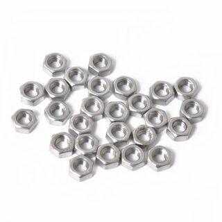 Tuercas Hexagonales M2 Acero Inoxidable Paquete X10