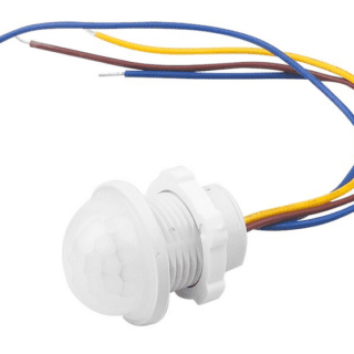 Interruptor Sensor de Movimiento Infrarrojo PIR 110° 240V