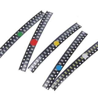 LED SMD 1206 Multicolor Alta Luminosidad Paquete X100
