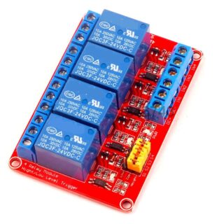 Módulo Relé Optoacoplado 4 Canales 24V H/L Level