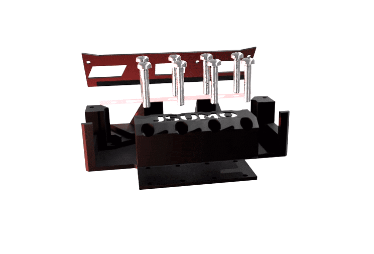 Chasis Blackmagic Minisumo Acero y ABS 316g Chasis Blackmagic Minisumo Acero y ABS 316g - Imagen 2