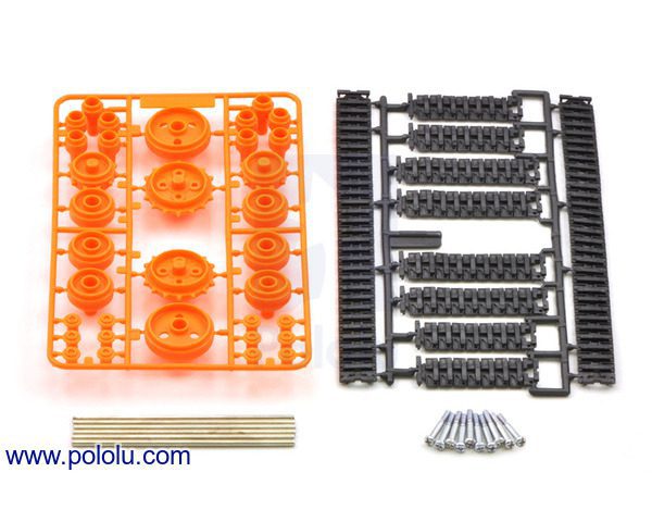 Juego de Ruedas Tipo Oruga TAMIYA 70100 Original Pololu item # 106 Juego de Ruedas Tipo Oruga TAMIYA 70100 Original Pololu item # 106