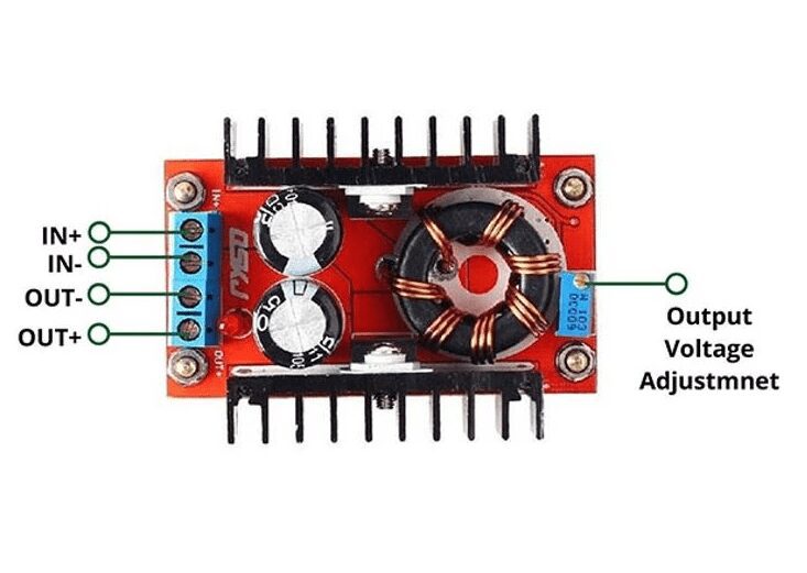 Modulo regulador de voltaje XL4016 - Convertidor DC-DC Boost 150W Modulo regulador de voltaje XL4016 - Convertidor DC-DC Boost 150W