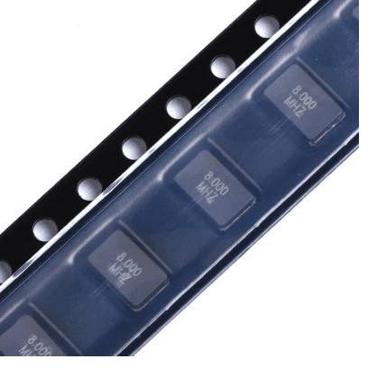 Cristal resonador de cuarzo 8Mhz SMD Cristal resonador de cuarzo 8000Mhz SMD x10