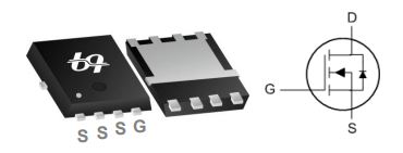 Transistor Mosfet M3056 SMD pines