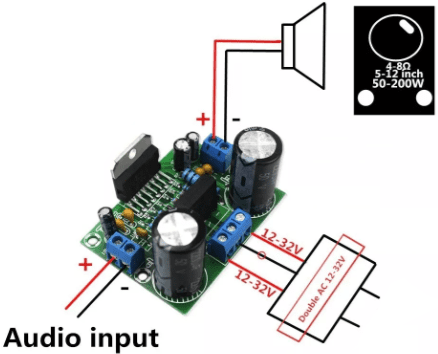 Amplificador Audio TDA7293 100W pines