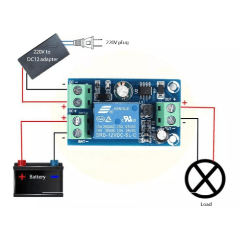 Módulo Conmutación Batería Respaldo Back-up X804 Módulo Conmutación Batería Respaldo Back-up X804 - Imagen 2