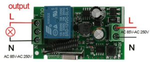 Modulo Controlador Relé Receptor Rf 433mhz 110v