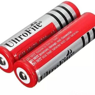 Batería 18650 BRC Litio-Ion 3.7V Recargable - ROJA 6800 mAh