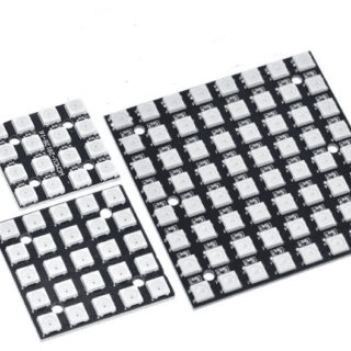 Módulo Panel Matriz Led RGB Cuadrado Ws2812 Neopixel 5050
