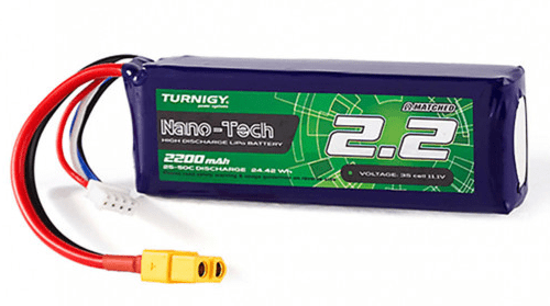 Batería LiPo Turnigy Nano-Tech 3S 2200mAh 25~50C Batería LiPo Turnigy Nano-Tech 3S 2200mAh 25~50C