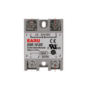 Relé de estado sólido SSR-DD 3~32VDC a 12~220VDC