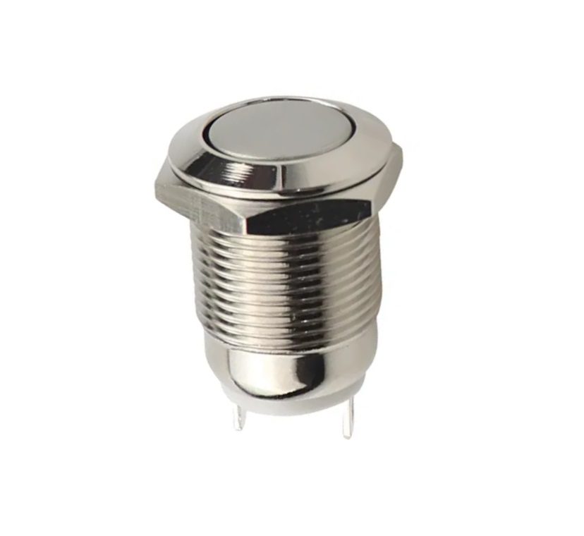 Switch Pulsador Interruptor Tipo Botón Metálico Switch Pulsador Interruptor Tipo Botón Metálico para montaje en panel