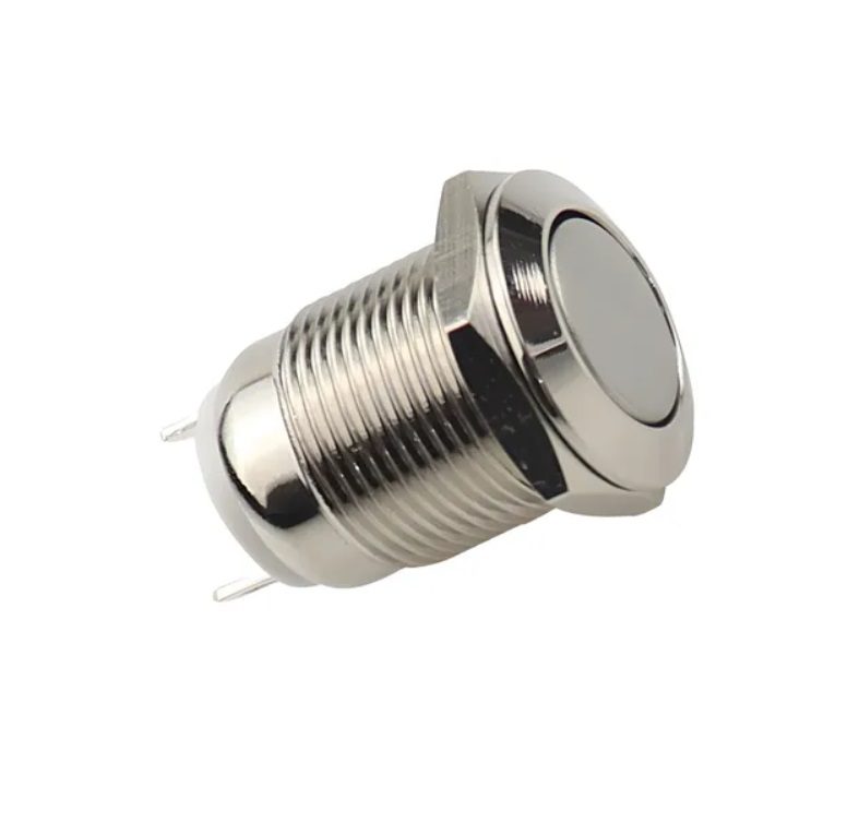 Switch Pulsador Interruptor Tipo Botón Metálico Switch Pulsador Interruptor Tipo Botón Metálico para montaje en panel