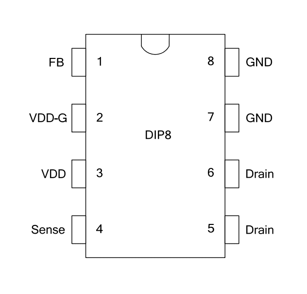 Controlador PWM OB2538 para Fuente Conmutada Controlador PWM OB2538 para Fuente Conmutada - Imagen 3