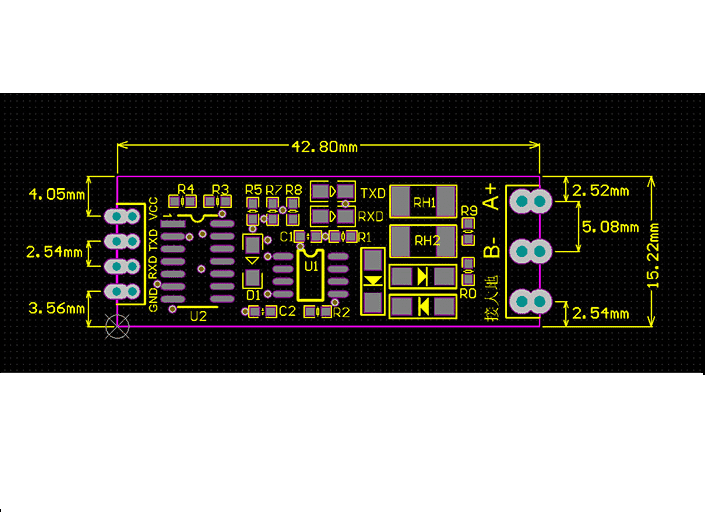 Conversor Serial TTL a RS485 XY-017 HW-0519 3–5V Conversor Serial TTL a RS485 XY-017 HW-0519 3–5V - Imagen 7