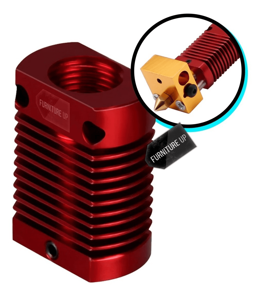 Disipador de aluminio 27x20x12mm para hotend CR-10 y Ender 3