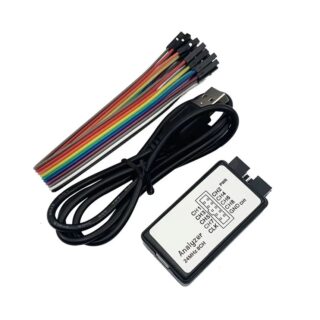 Analizador lógico USB 8 canales 24MHz con cables de prueba