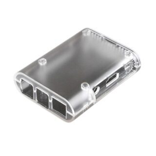 Caja Transparente ABS para Raspberry Pi 3 B y B+ con ventilación y acceso a puertos