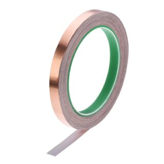 Cinta de Cobre Conductiva Doble Cara con adhesivo para blindaje EMI y conexiones electrónicas