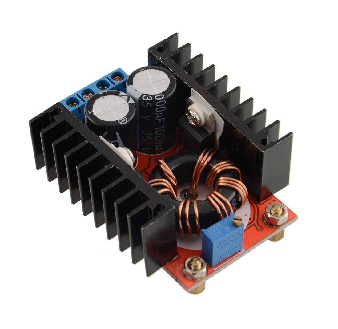 Convertidor DC-DC Boost 150W 6A Regulable | 10–32V a 12–35V Step-Up Convertidor DC-DC Boost 150W 6A Regulable