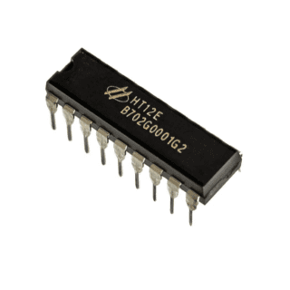 HT12E Encoder RF 12 Bits en encapsulado DIP-18