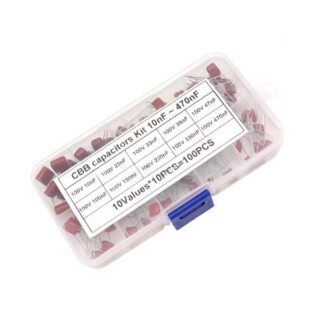 Kit 100 Condensadores de Poliéster 100V 10nF – 470nF para electrónica