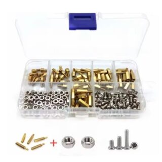 Kit 180 Separadores Metálicos M3 Macho-Hembra para montaje de PCB