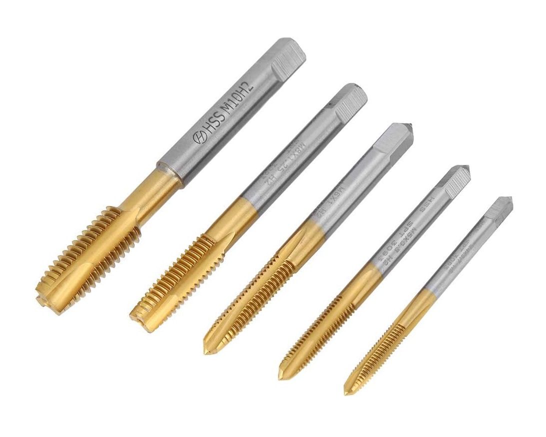 Machuelo Métrico Flauta Recta HSS EX-HT para Roscar (2 Unidades) Machuelo Métrico Flauta Recta HSS EX-HT para Roscar metales