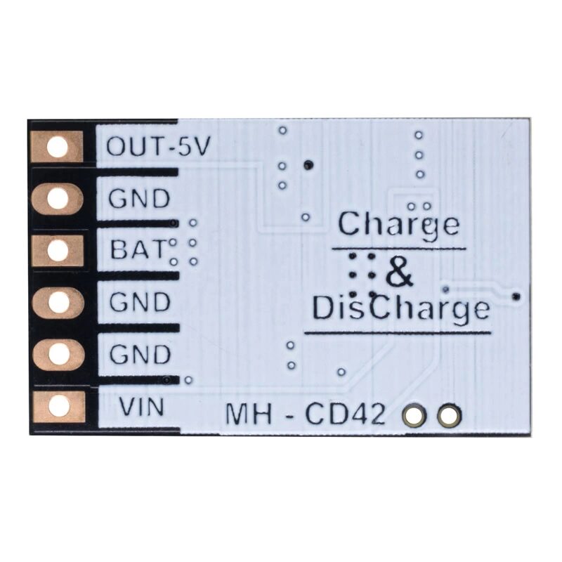 Modulo Controlador de Carga MH-CD42 1S para Baterías Li-Ion y Li-Po Modulo Controlador de Carga MH-CD42 1S