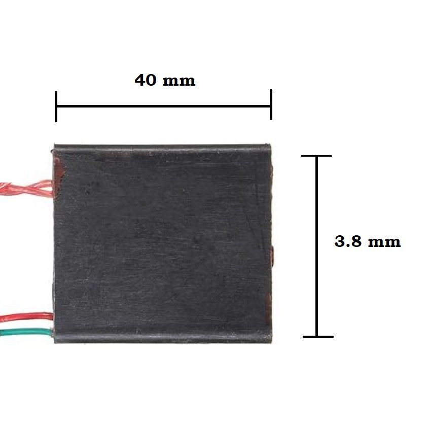 Módulo Elevador Alto Voltaje 3.7V-6V DC a 400KV Generador Arco Eléctrico Dimensiones de Módulo Elevador Alto Voltaje 3.7V-6V DC a 400KV