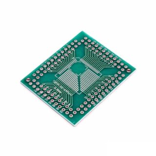 Placa Adaptadora QFP/TQFP/LQFP/FQFP 32/64 Pines a DIP 0.5/0.8mm para prototipado