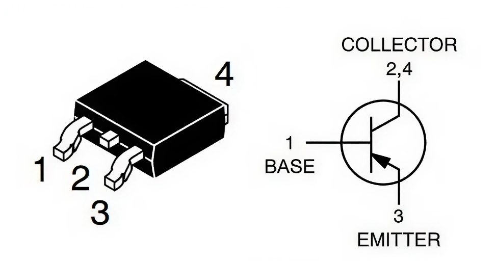 PNP Transistor B772D TO-252 PNP Transistor B772D TO-252 - Imagen 2