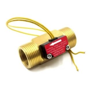 Sensor de Flujo de Agua YF-C02 de 3/4 pulgadas para medición de 1 a 50 L/min