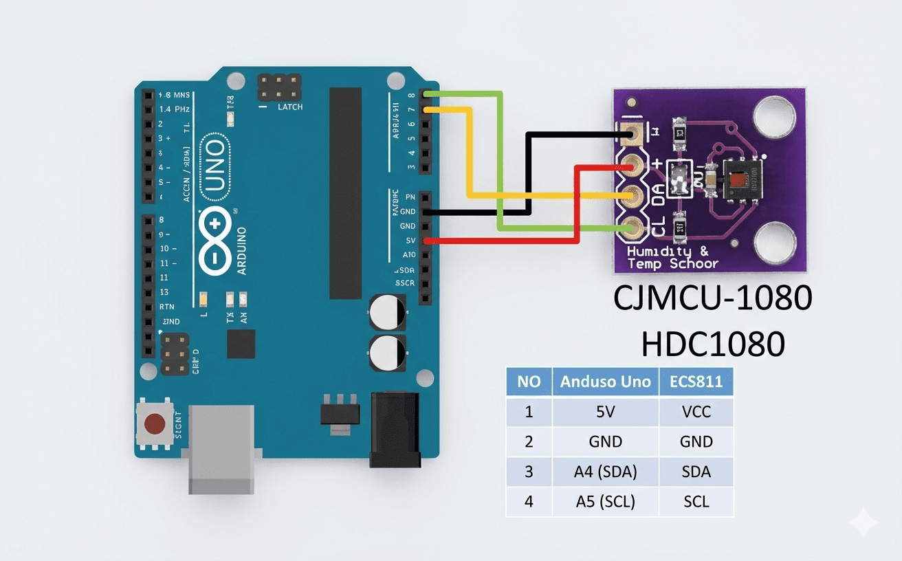 Sensor de Temperatura y Humedad GY-213V HTU21D Sensor de Temperatura y Humedad GY-213V HTU21D - Imagen 3